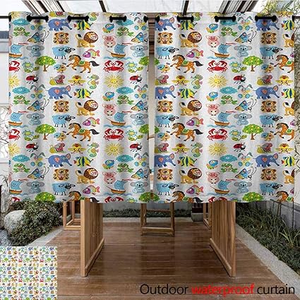 Amazon Com Indoor Outdoor Curtains Nursery Various