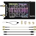 NanoVNA-H4 Vector Network Analyzer 10KHz-1.5GHz Shortwave MF HF VHF UHF Antenna Analyzer Measuring S Parameters, Voltage Standing Wave Ratio, Phase, Delay, Smith Chart with 4" LCD Touch Screen