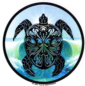 Amazon.com: Cool Hippie Turtle Decal Cars Trucks Guys ...