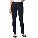 Amazon Essentials Women's Stretch Denim Mid-Rise Pull-On Travel-Friendly Flexible Jegging