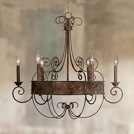 Iron Candelabra Chandelier