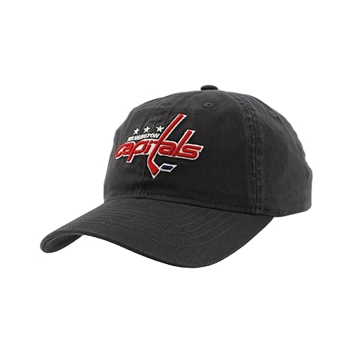 ZHATS Standard NHL Officially Licensed Adjustable Hat Scholarship Icon Charcoal, One Size
