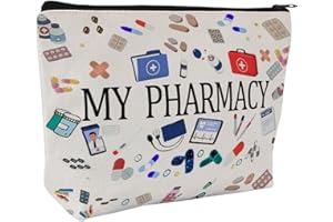 ZOCIGIFTS Medicine Storage Pouches, Makeup Bag for Travel - Zipper Cosmetic Storage Bag with Vibrant Designs, Multi-Use Functionality (Gift for Birthdays, Graduation, Christmas) (Style I)