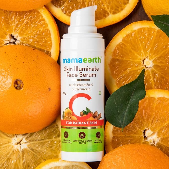mamaearth vitamin c face wash with vitamin c and turmeric for skin illumination