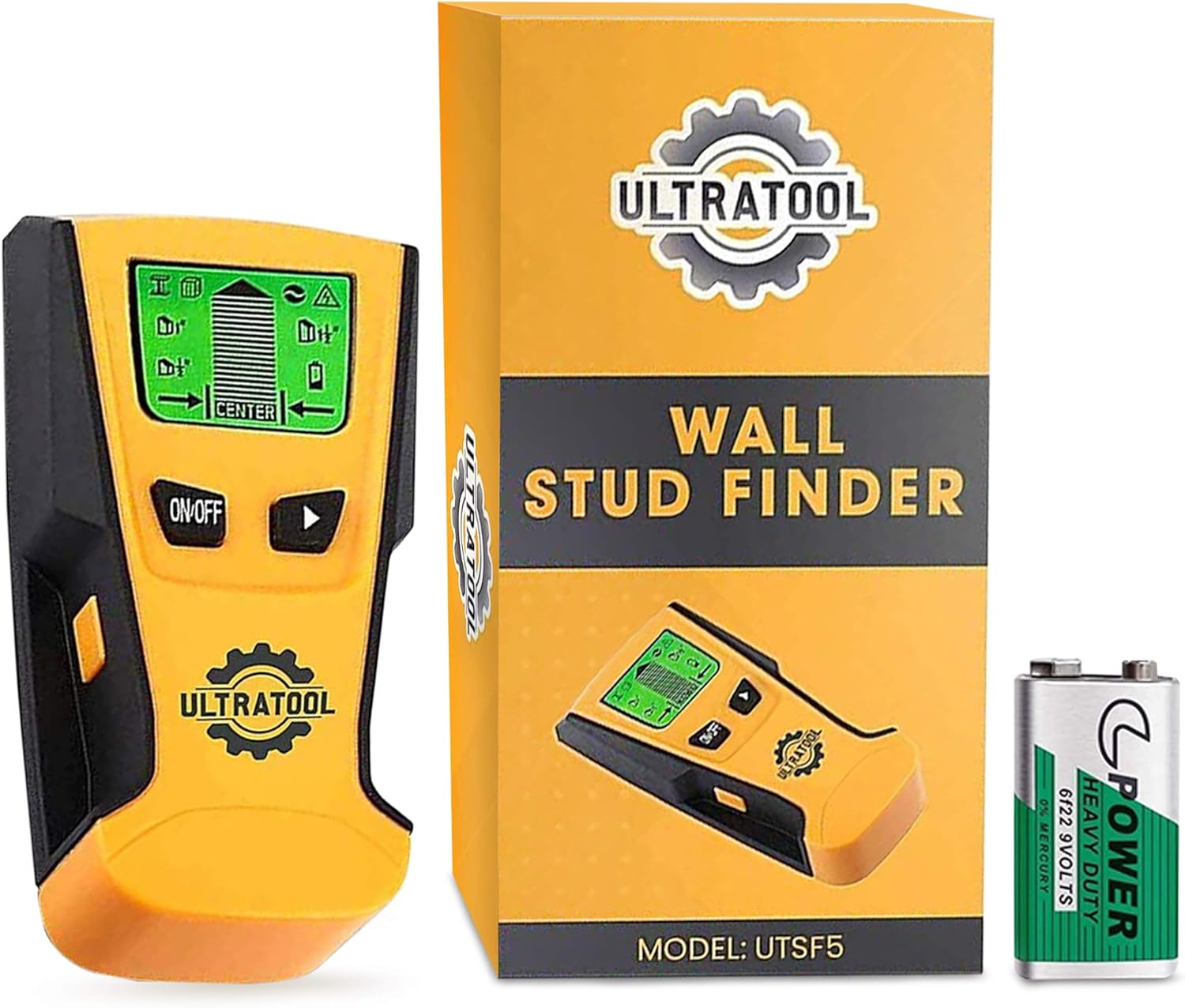 ULTRATOOL LCD Stud Wood Metal Wire Detector Cable Finder Wall Detector