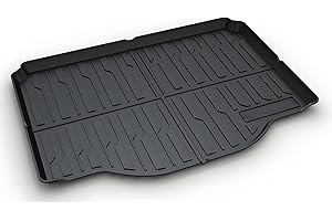 YQBRAND Encore/Trax Cargo Mat - All-Weather 3D Custom-Fit Waterproof Compatible with 2013-2022 Buick Encore /2014-2023 Chevrolet Trax Non-Slip Durable Odorless TPO High-Raised Lip Trunk Tray Floor Liners