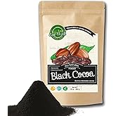Eat Well Black Cocoa Powder 16 oz, Dutch-Processed Dark Cocoa Powder For Making Chocolate and Baking, Unsweetened Alkalized D