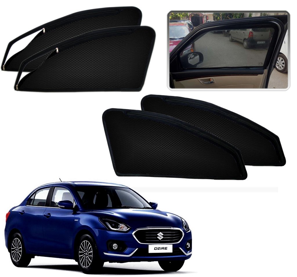 Autopearl Premium Quality Zipper Sun Shades Car Curtain For