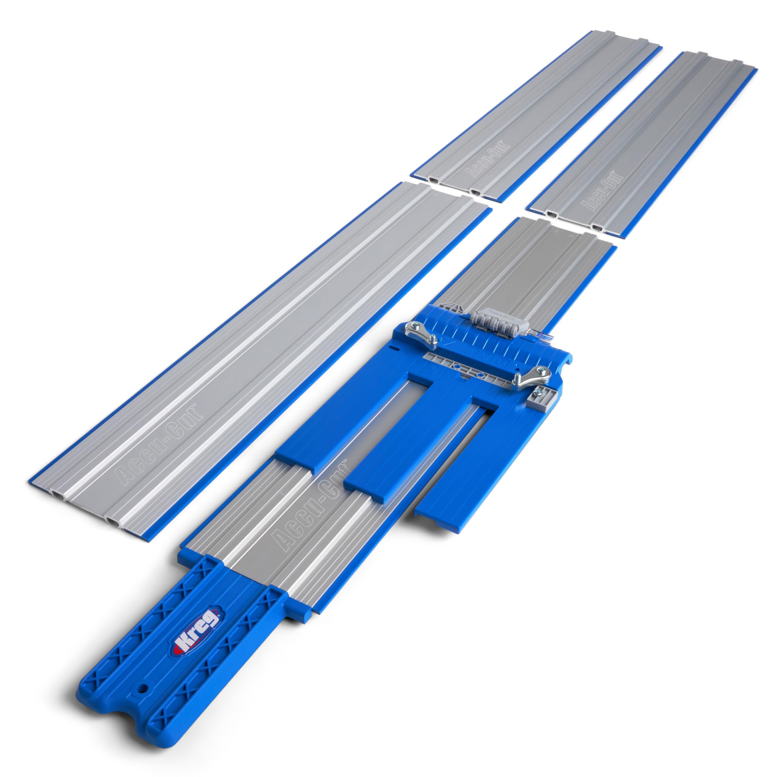 Kreg KMA3700 Accu-Cut XL - Sistema de guía de sierra universal - Corta hasta 100 de largo - No necesita abrazaderas - Realice cortes rectos, cruzados, rasgados y en ángulo fácilmente - Guía de sierra circular - Herramienta para trabajar la madera