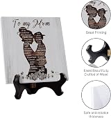 Buioata Engraved Acrylic Plaque Gifts for Mum - From Son Birthday view 4