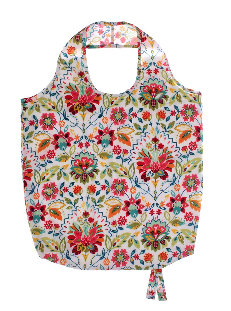 Bountiful Floral Packable Bag