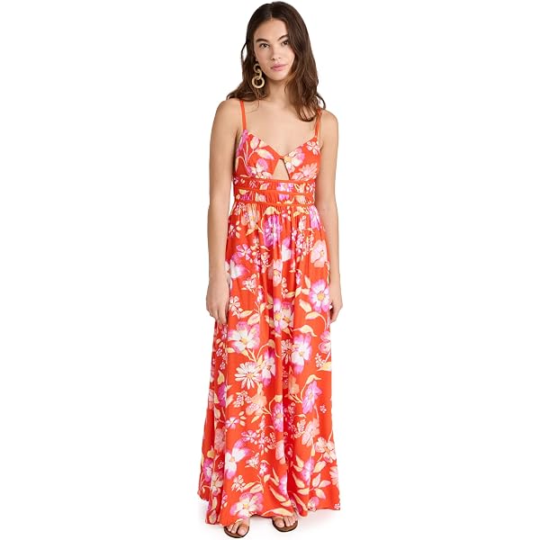 midi red evening dress Muriel | RED Boat-Neck Volume-Hem Midi Dress