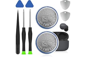 OHZHAO 2pack Z52H 75mAh Battery for Sony Headset LinkBuds S WFLS900N/B, Truly Wireless Earbud Noise Cancelling Headphones Premium 3.85V Battery with Installation Tools Kit