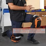 Preciva Two-Color Knee Pads Heavy Duty Gel Cushion Anti-Slip Straps view 7