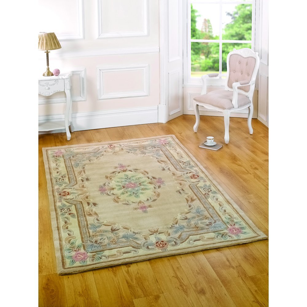 WEST DERBY CARPET ONLINE LTD flairs Lotus Premium Aubusson Fawn Teppich