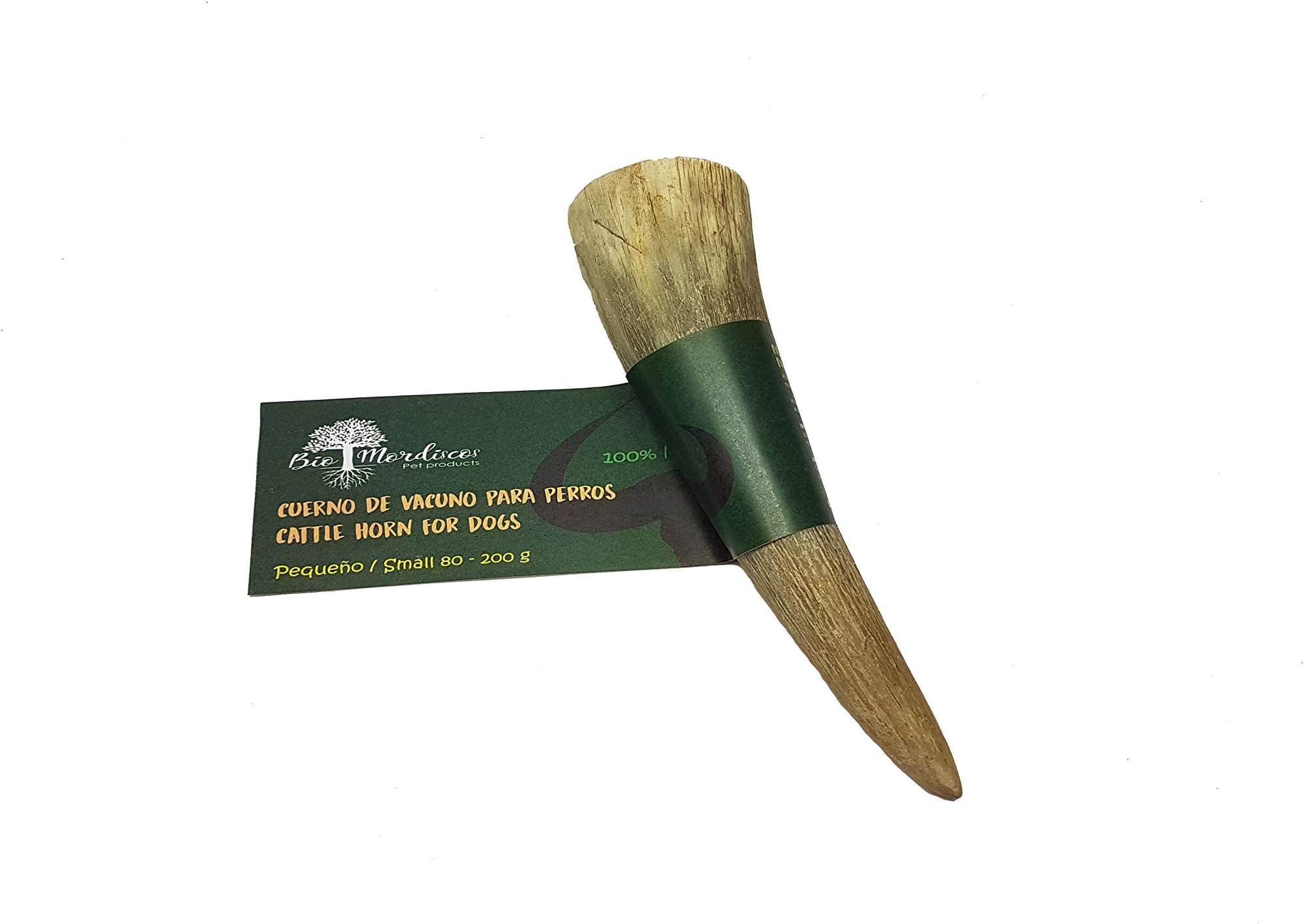 Bio Mordiscos Cattle horn dog chew - 100% natural (S 80-200g)