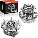 A-Premium 2 x Rear Wheel Bearing and Hub Assembly with 5-Lug Compatible with Honda CR-V CRV 2007-2011 (4WD), RDX 2007-2012, RDX 2016-2018 (AWD)