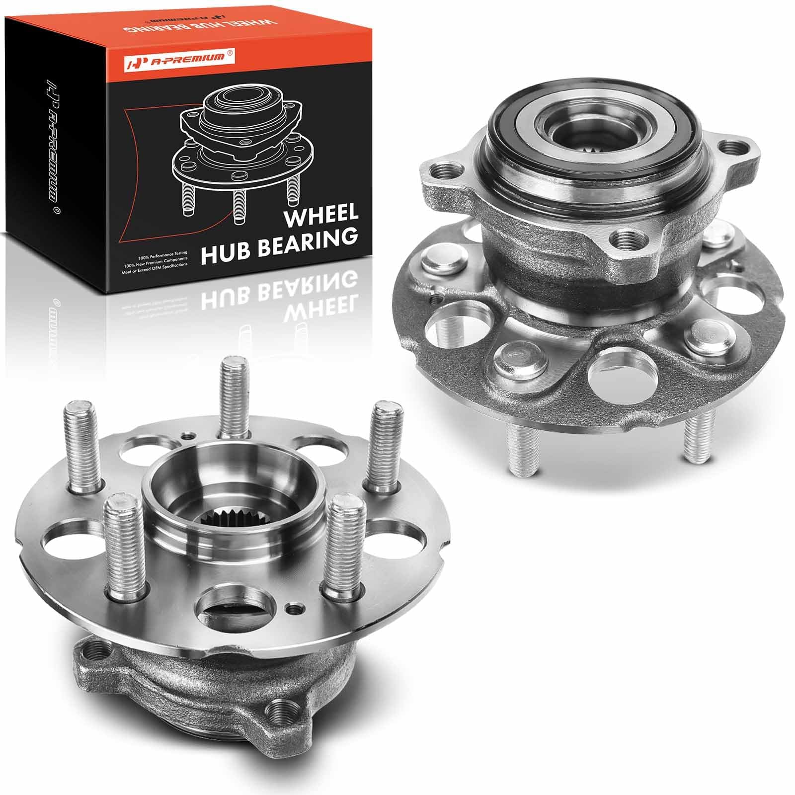 Photo 1 of A-Premium 2 x Rear Wheel Bearing and Hub Assembly with 5-Lug Compatible with Honda CR-V CRV 2013-2015 (4WD), RDX 2007-2012, RDX 2016-2018 (AWD)