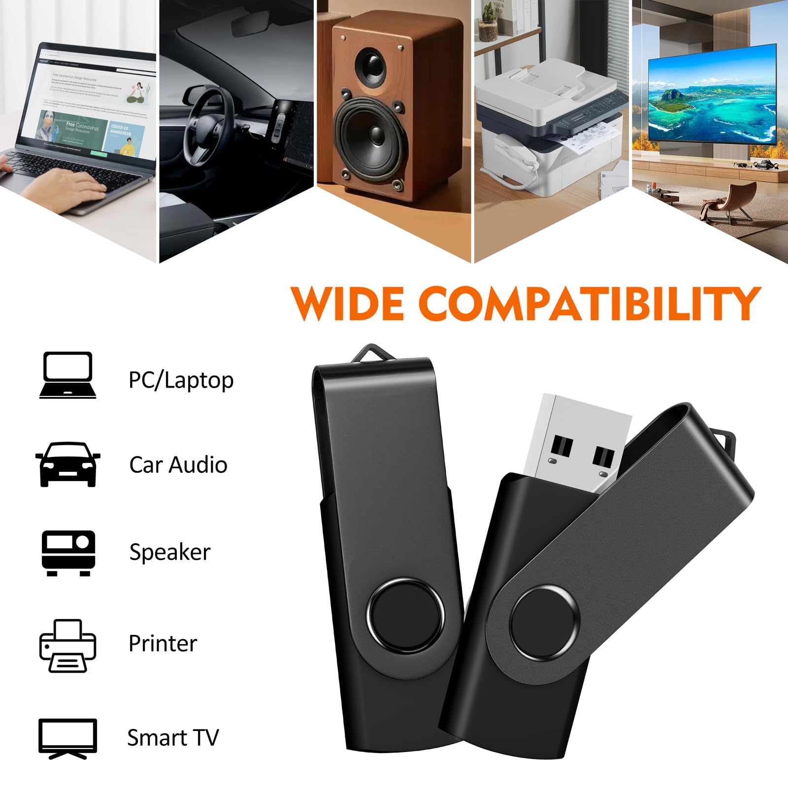 AreTop 8GB USB Flash Drives, Premium USB2.0 Thumb