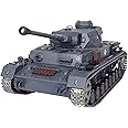 Modified TK7.0 Edition 1/16 2.4ghz Remote Control German Panzerkampfwagen IV Tank Model(360-Degree Rotating Turret)(Steel Gear Gearbox)(3800mah Nimh Battery)(Metal Tracks &Sprocket Wheel & Idle Wheel)