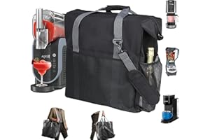 smartang Travel Carrying Bag for Ninja SLUSHi Machine FS300 FS301 FS299 Series,Travel Party Tote for Ninja Creami,Coffee Machine,Blender,Waterproof,Tear-Resistant,Portable Carrying Caes