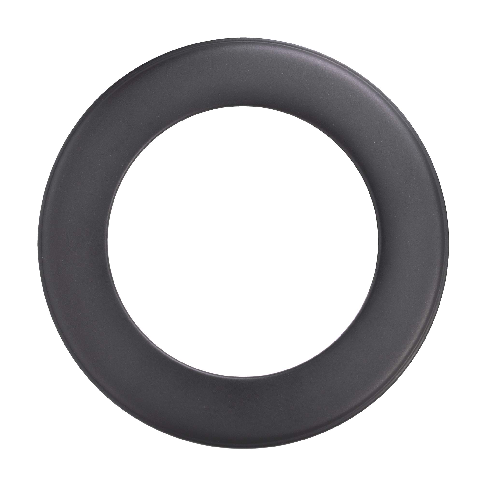 FIREFIX R180/R Stove Pipe Rosette for 2mm Thick Stove Pipes/Flue Pipes in 180mm Diameter for Stoves and Fire Pits Senotherm Black Rigid