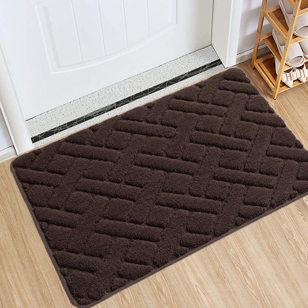Indoor Doormat Front Door Rug, 20"x32" Absorbent Machine