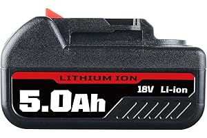 JKSOVIA 5.0Ah Battery Replacement for Milwaukee 18V Max Battery 48-11-1880 Lithium Compatible with 48-11-1810 48-11-1820 48-1