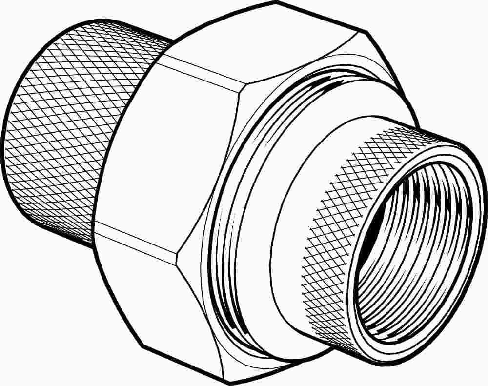 JOMAR INTERNATIONAL 701-408 331205 2" x FIP x 2" FIP Dielectric Union
