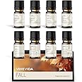 VINEVIDA [Set of 8] Fall Scents for Candle Making, Made in USA Candle Fragrance Oil, Soap Making Essential Oils, Diffuser Oil Scents