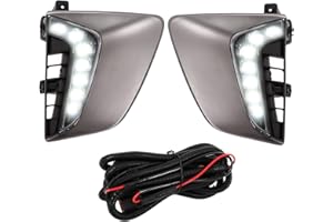 Brilluxa LED Daytime Running Light, Car DRL Lamp, Compatible with Hyundai IONIQ 2017-2019, Waterproof LED Light Strip, Front 