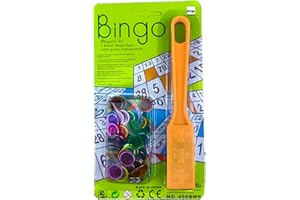 FSTgo Magnetic Orange Wand & 100 Chips Bingo Set Game Accessories Educational STEM Kit for Learning/Sensory Box/Science/Counting/Sorting