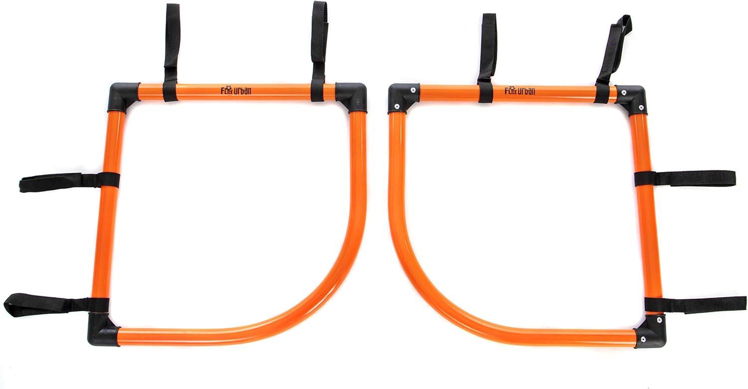 FLICK Urban Corner Shot Top Bins, Black & Orange - Image 5