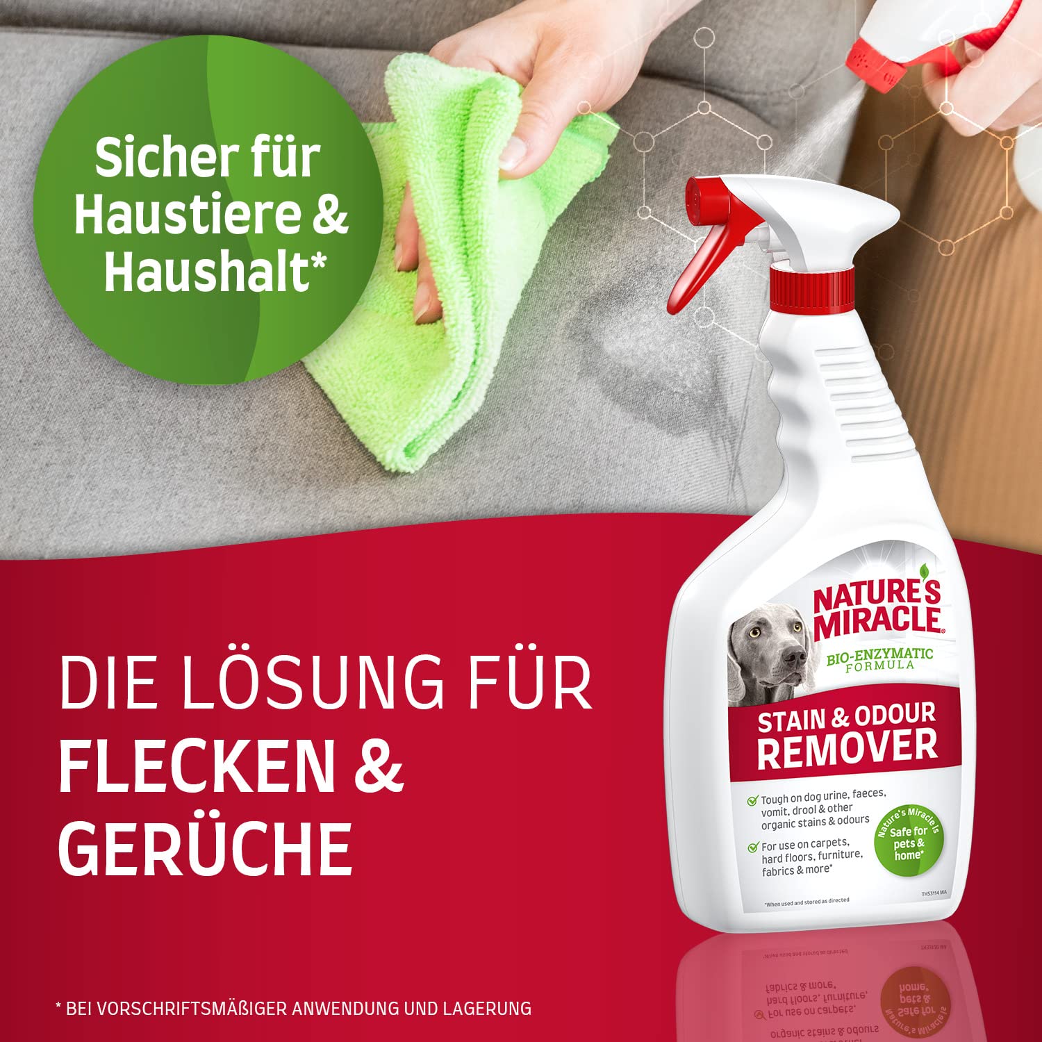 Nature’s Miracle Flecken- & Geruchsentferner Hund, 709 ml 2