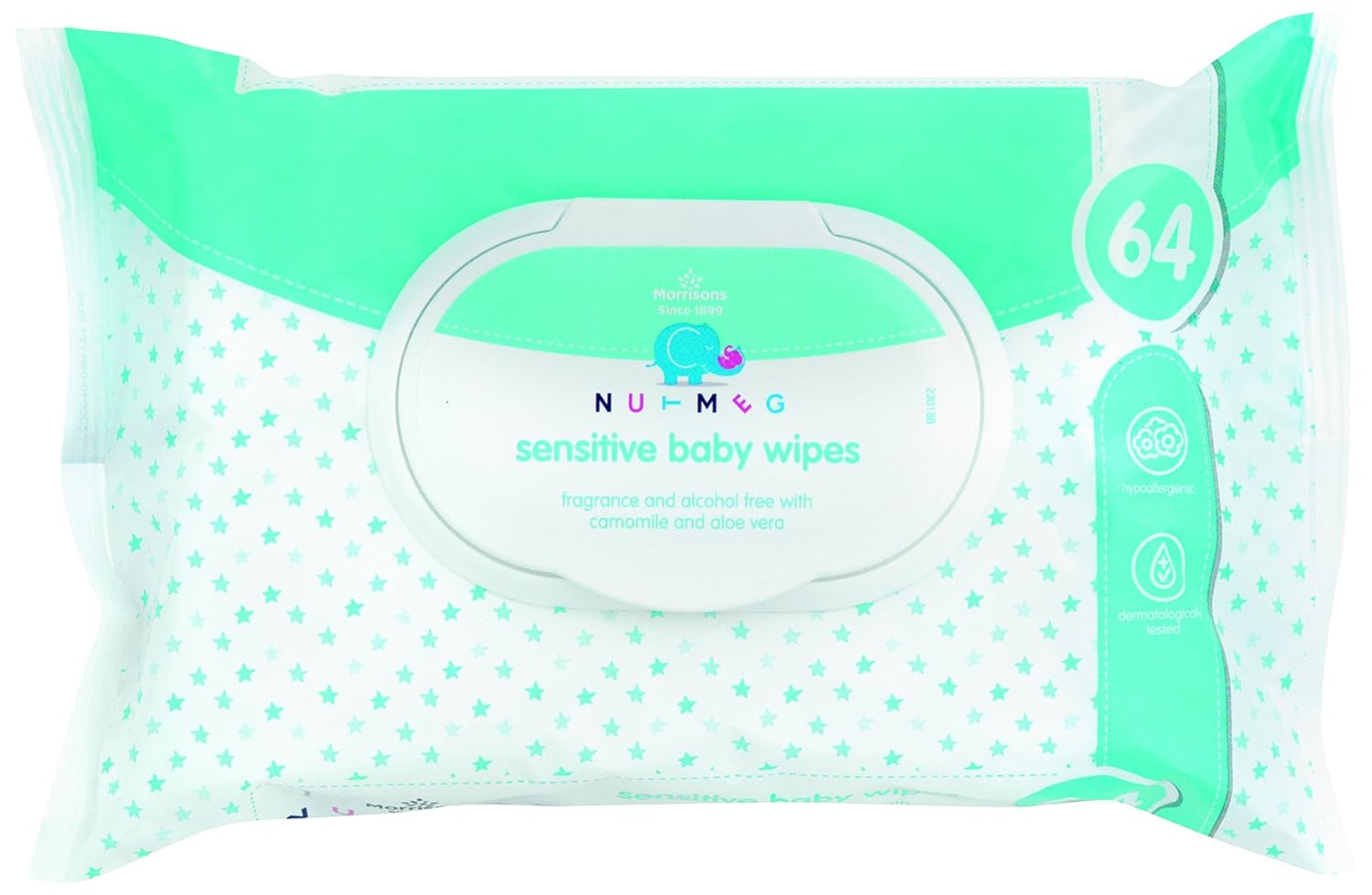 Morrisons Nutmeg Baby Sensitive Fragrance Free Wipes, 64 Pk Amazon.co