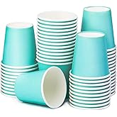 Huaiid 50 Packs 3 oz Bathroom Cups, Mouthroom Cup Espresso Cup, Small Blue Paper Cups for Snack Bathroom Espresso Perfect for Home Condos Rvs Campers