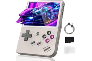 DOTOOKY Retro Handheld Game Console, Anbernic RG35XX Handheld Emulator Console, Portable Game Console Built-in 5474 Classic Games, Speaker, 2600mAh Rechargeable Battery(Gray)
