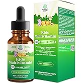 Natures Craft Liquid Multivitamin for Kids Immunity Support - Yummy Toddler Supplement with a C D3 E B6 and Vitamins of All Ages High Absorption