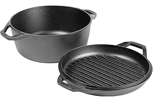 Lodge Chef Collection 6qt Double Dutch Oven