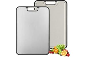 Cutting Board,Titanium Cutting Board, Kitchen Essentials, Cutting Boards for Kitchen, Double Sided Food Grade, Planche a Deco