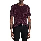 John Varvatos Men's Caminha Tee, Dark Plum