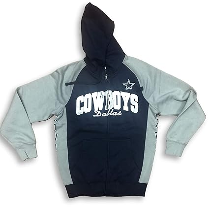 dallas cowboys mens zip up hoodie