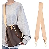 KIYOMIL Genuine Vachetta Leather Shoulder Bag Strap Crossbody Replacement for Handbag or Purse(APRICOT-Width:1.5in&Length:37.8in)