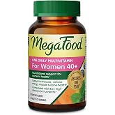 MegaFood One Daily Multivitamin for Women 40+ with 22 Nutrients, 30 Tablets | Immune Support, Cellular Energy, Muscle &amp; Bone Health, Methylated B12, Methylfolate, Vitamin D3, C and Zinc, 30 Servings