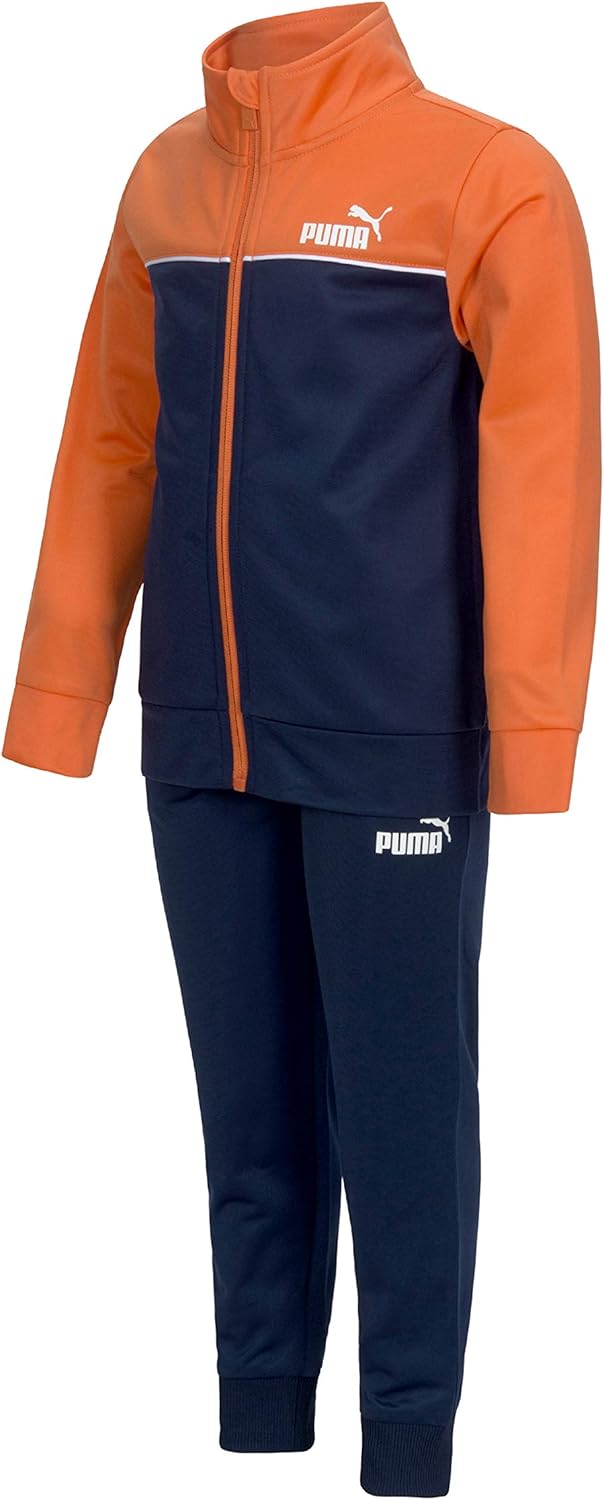 PUMA boys Track Jacket & Jogger: Clothing