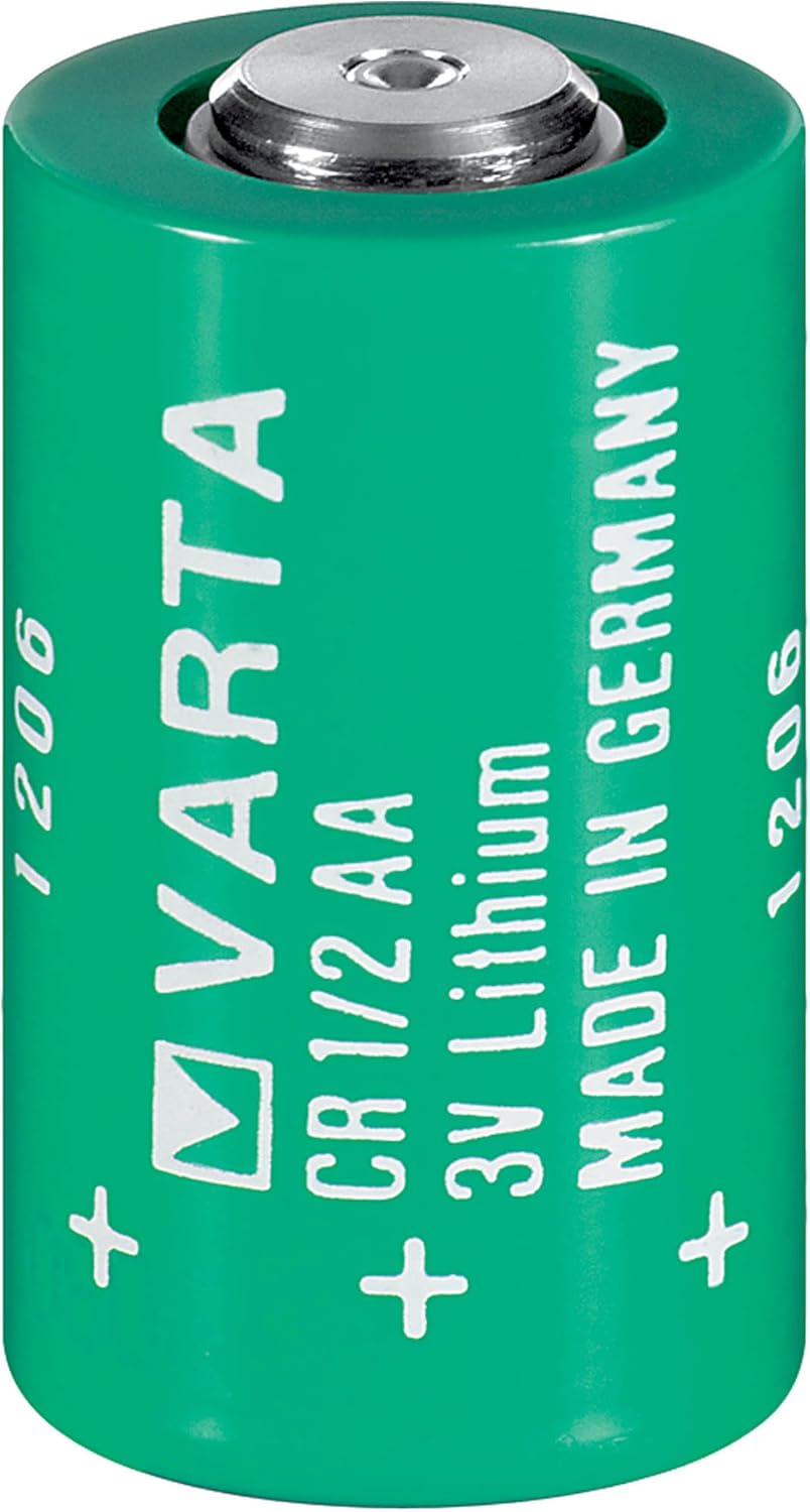 Varta CR 1/2 AA Lithium Battery 3.0 V 950 mAh, Green, 1 item