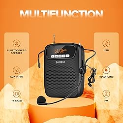 15W Portable Mini Voice Amplifier with Lapel