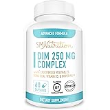 DIM Supplement 250mg Plus BioPerine, Broccoli Sprouts Seed, Dong Quai, Vitamin D, Organic Alfalfa & Broccoli. Menopause, Horm