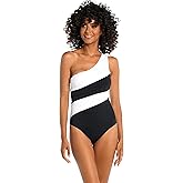 La Blanca Women's One Piece Swimsuit Shirred Shoulder Bathing Suit