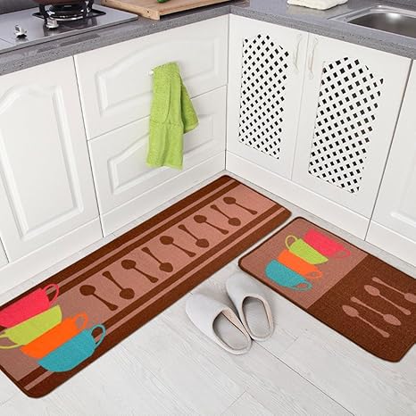 Or Dk Non Slip Kitchen Mat Non Slip Absorbent Floor Mats Rubber Support Kitchen Decor Mat Amazon De Kuche Haushalt